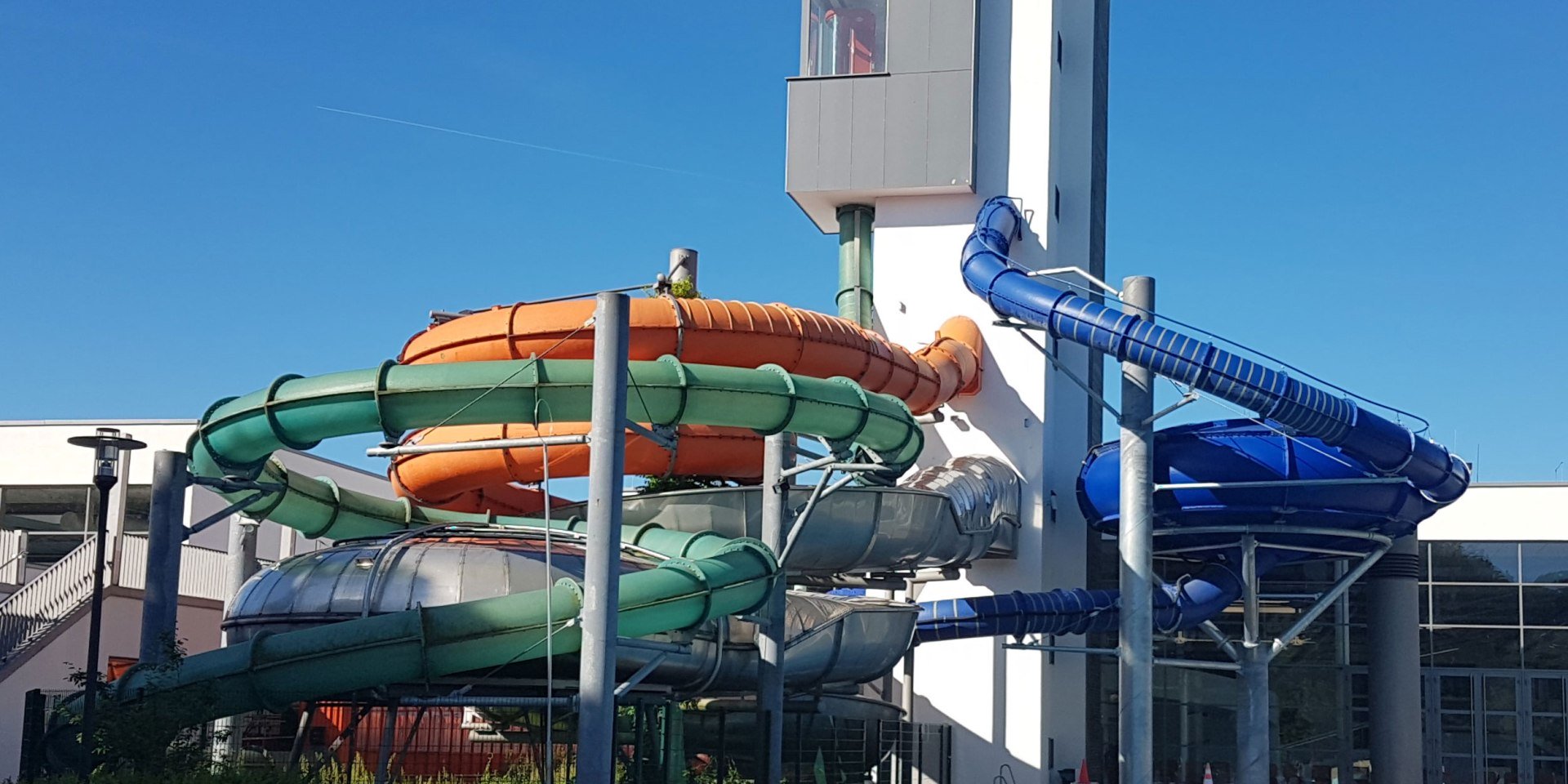 De schuiftoren van het Nettebad, © Stadtwerke Osnabrück AG / Jessica Borgmann