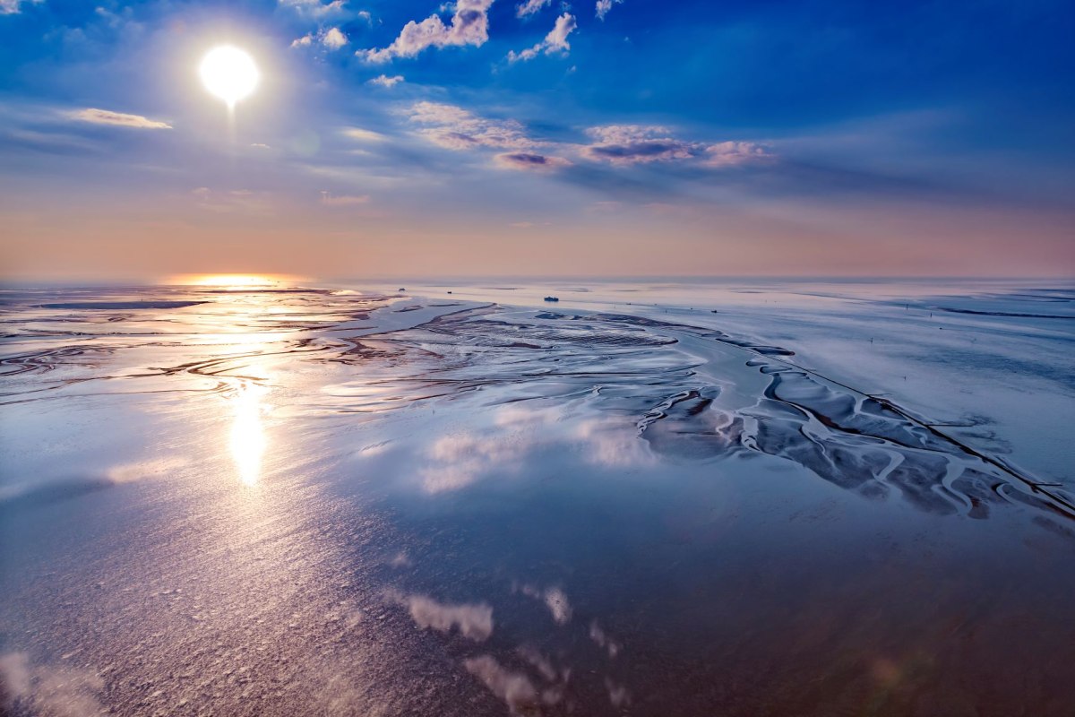 Waddenzee Werelderfgoed Cuxhaven Luchtfoto, © Martin Elsen