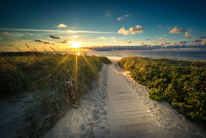 Zomeravond op Langeoog, © Tourismus-Service Langeoog/ Andreas Falk