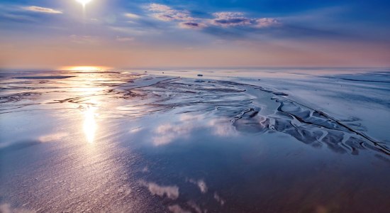 Waddenzee Werelderfgoed Cuxhaven Luchtfoto, © Martin Elsen