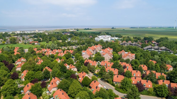 Luchtfoto van het park, © Center Parcs