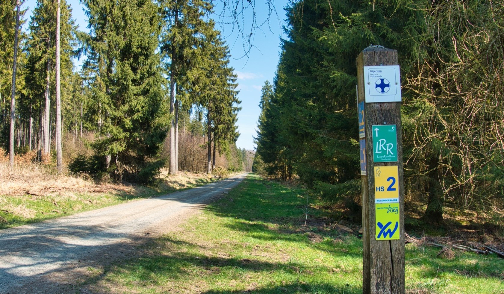 Markering Weserberglandweg, © TouismusMarketing Niedersachsen GmbH/Wanderklaus