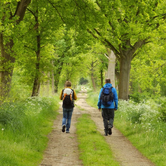 twee wandelaars, © TouROW