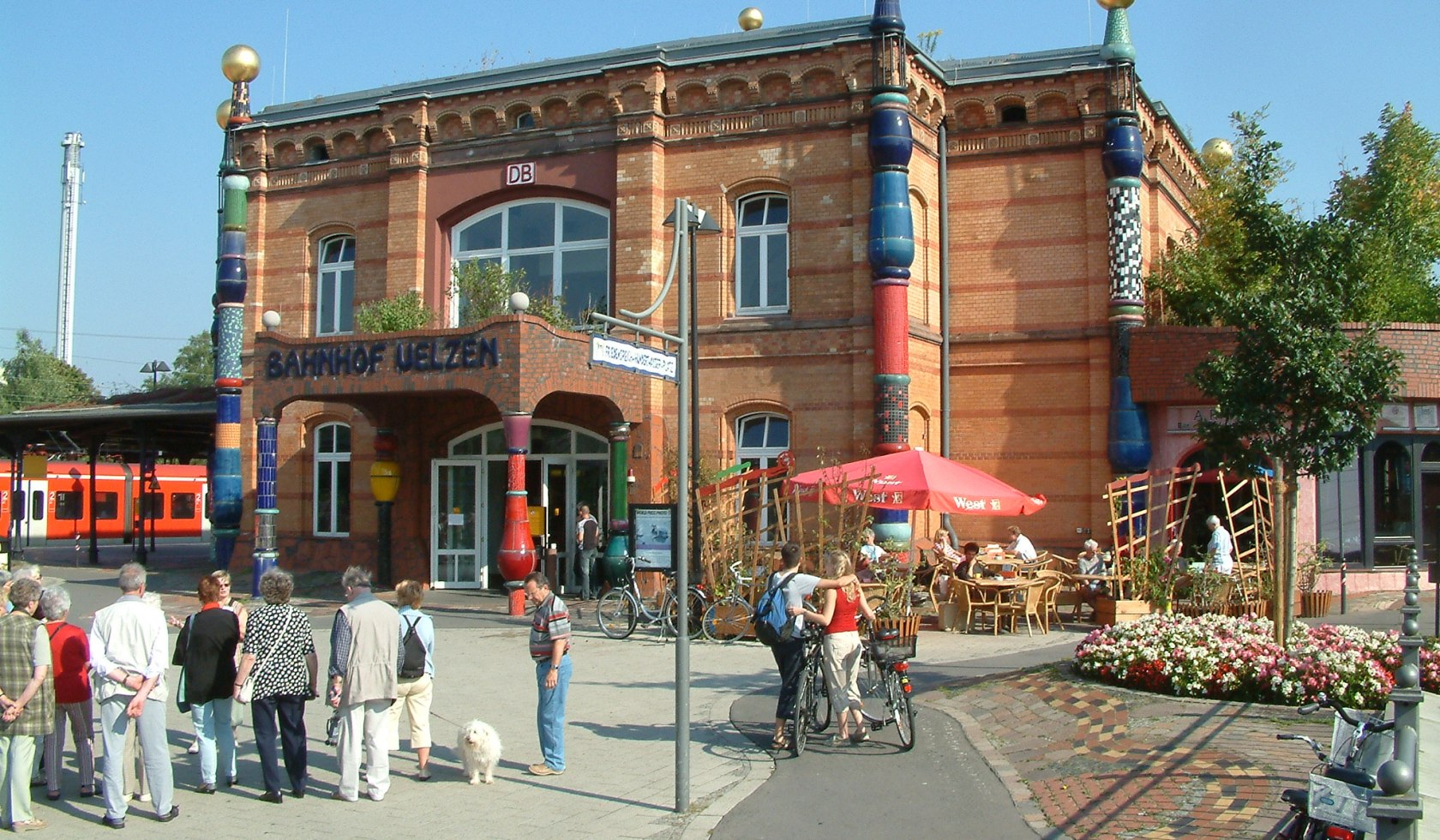 Hundertwasser banegården i Uelzen, © Heideregion Uelzen