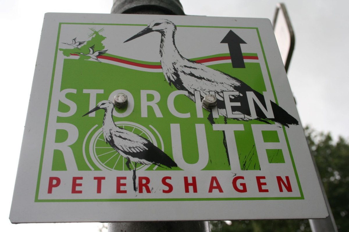 Logo van de fietstocht ooievaarsroute Mittelweser, © Mittelweser Touristik GmbH