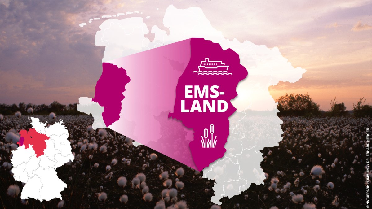 kaart van emsland met bezienswaardigheden kaart van emsland met bezienswaardigheden