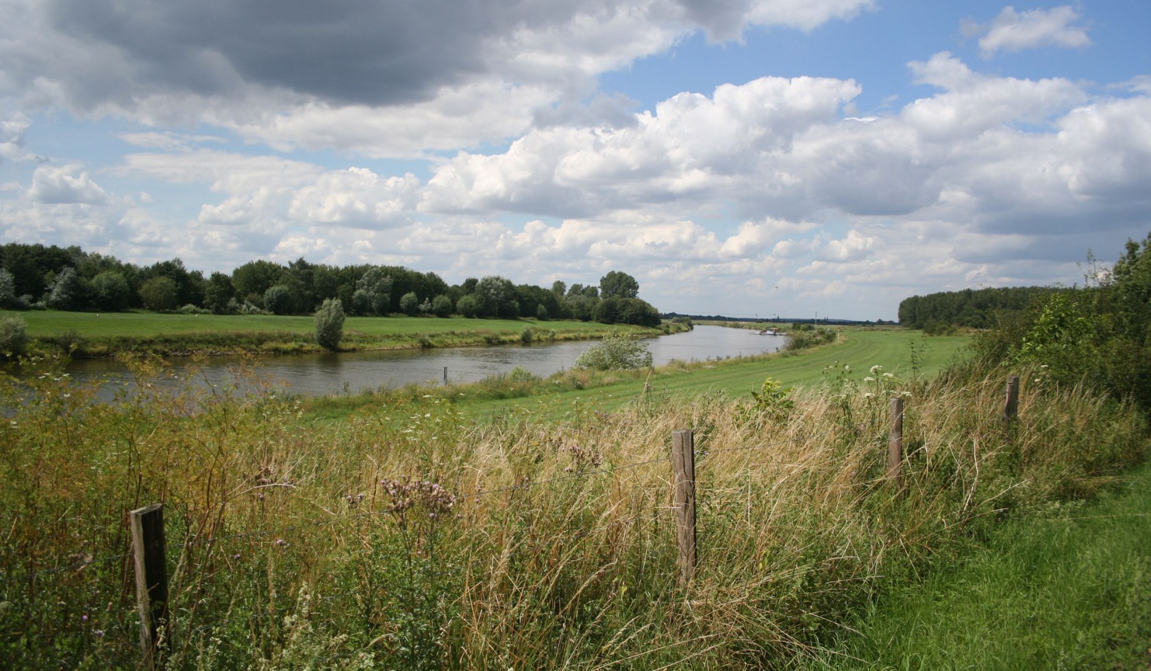 Gezicht op de Weser , © Mittelweser Touristik GmbH