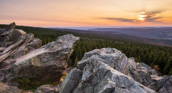 Zonsondergang in het Harzgebergte, © TMN / Markus Tiemann