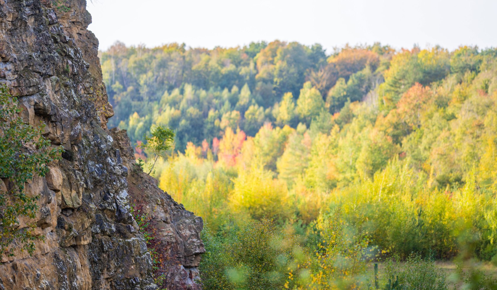 Uitzicht in het Geopark